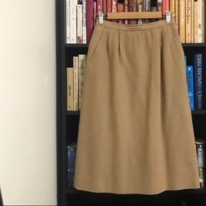 Vintage Camel Hair Skirt